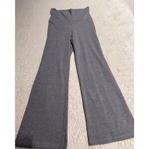 Gray Boot Cut Flare Pants